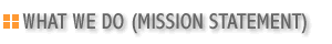 What We Do - Mission Statement